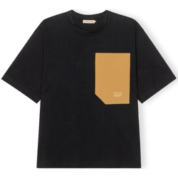 Textil Homem T-shirts e Pólos Revolution T-Shirt Oversize 1361 - Black Preto