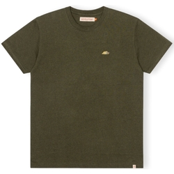 Textil Homem T-shirts e Pólos Revolution T-Shirt Regular 1342 TEN - Army/Melange Verde
