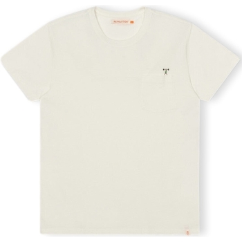 Textil Homem T-shirts e Pólos Revolution T-Shirt Regular 1341 WEI - Off-White Branco