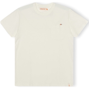 Textil Homem Vent Du Cap Revolution T-Shirt Regular 1341 BOR - Off-White Branco