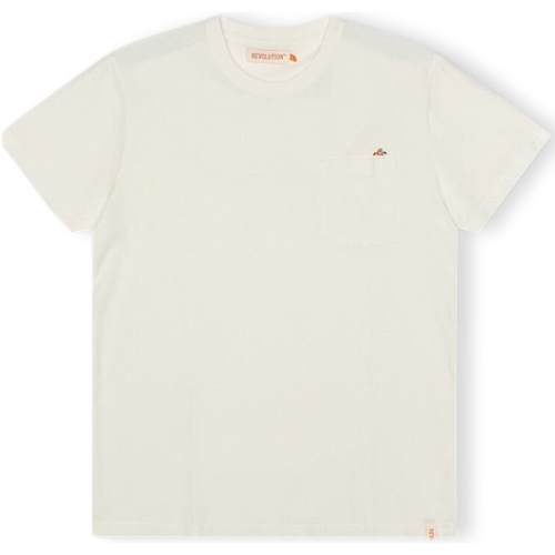 Textil Homem Vent Du Cap Revolution T-Shirt Regular 1341 BOR - Off-White Branco