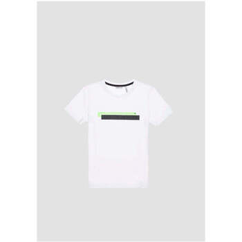 Textil Rapaz T-shirts e Pólos Antony Morato MKKS00640-FA120032-1000-1-19 Branco