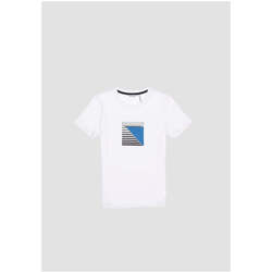 Textil Rapaz T-shirts e Pólos Antony Morato MKKS00641-FA120032-1000-1-19 Branco