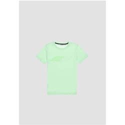 Textil Rapaz T-shirts e Pólos Antony Morato MKKS00644-FA100144-4078-4-19 Verde
