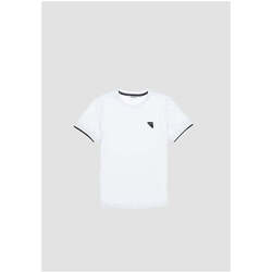 Textil Rapaz T-shirts e Pólos Antony Morato MKKS00646-FA100144-1000-1-19 Branco