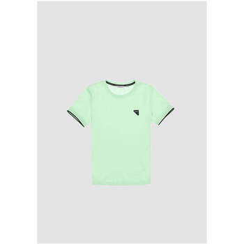 Textil Rapaz T-shirts e Pólos Antony Morato MKKS00646-FA100144-4078-4-19 Verde