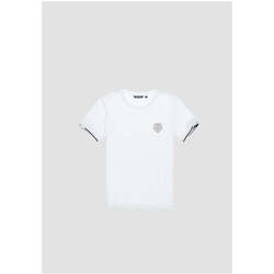 Textil Rapaz T-shirts e Pólos Antony Morato MKKS00651-FA100144-1000-1-19 Branco