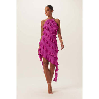 Textil Mulher Vestidos Dimy VES31263-24-1 Rosa