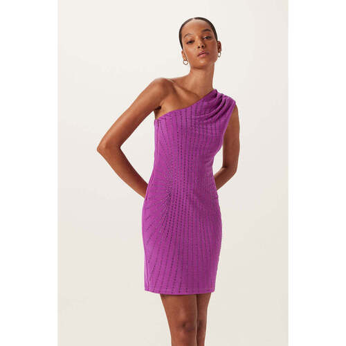 Textil Mulher Vestidos Dimy VES31477-31-1 Violeta