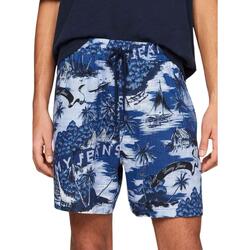 Textil Homem Shorts / Bermudas Tommy fm0fm02358 Jeans  Azul