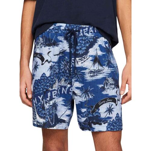 Textil Homem Shorts / Bermudas Tommy mit Jeans  Azul
