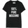 Textil Rapaz T-shirt mangas compridas Moschino HNM04KLAA01 Preto