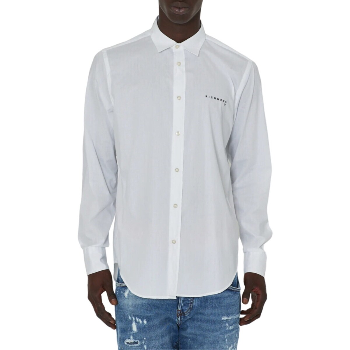 Textil Homem Camisas mangas comprida John Richmond UMP24230CA Branco