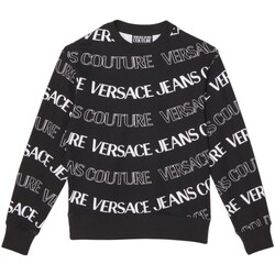 Textil Homem Sweats Versace JEANS Logo Couture 76GAI3R0-FS129 Preto