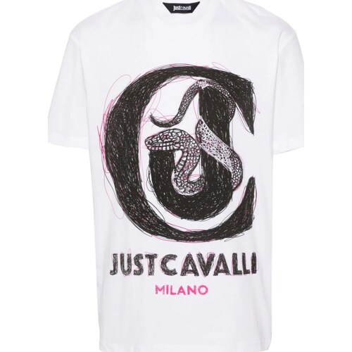 Textil Homem Calvin Klein Jeans Roberto Cavalli 76OAHC14-CJ600 Branco