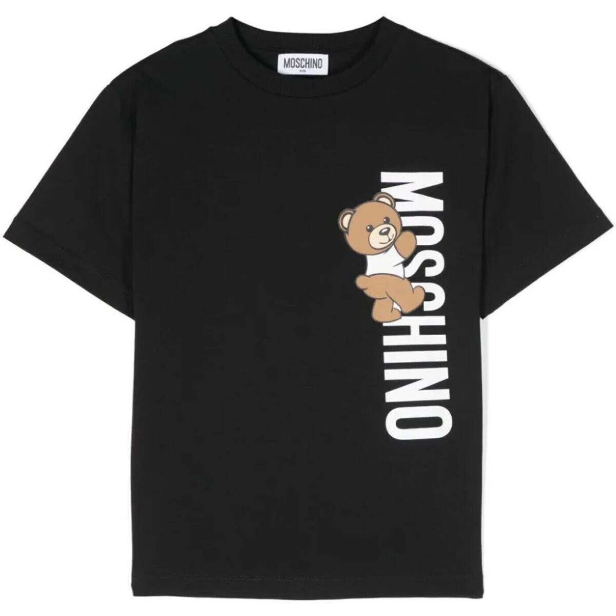 Textil Rapaz T-shirt mangas compridas Moschino HVM03RLAA02 Preto