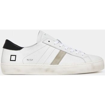 Sapatos Homem Sapatilhas Date M997-HL-CA-WB - HILL LOW CALF-WHITE BLACK Branco