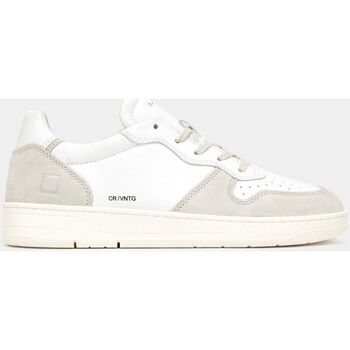 Sapatos Homem Sapatilhas Date M997-CR-VC-WH - COURT VINTAGE-WHITE Branco