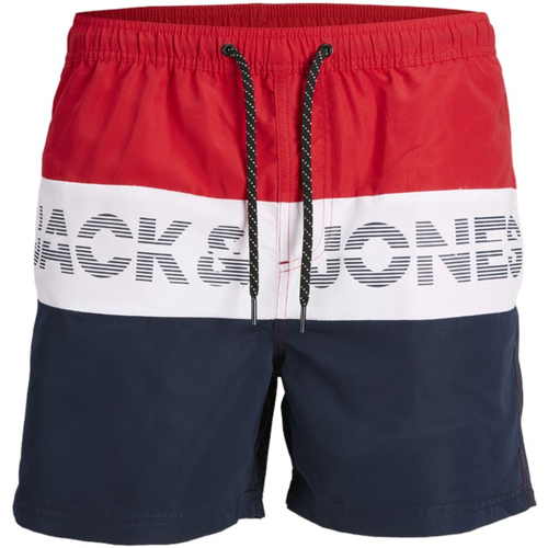 Techalk Rapaz Fatos e shorts de banho Jack & Jones 12227529 JPSTFIJI JJSWIM COLORBLOCK SN JNR CHINESE RED Vermelho