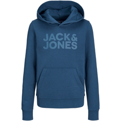 Textil Homem Sweats Jack & Jones 12152840 JJECORP LOGO SWEAT HOOD NOOS ENSIGN BLUE Azul