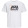 Textil Homem T-Shirt mangas curtas Jack & Jones 12252376 JCOMAP LOGO TEE SS CREW NECK SN WHITE Branco