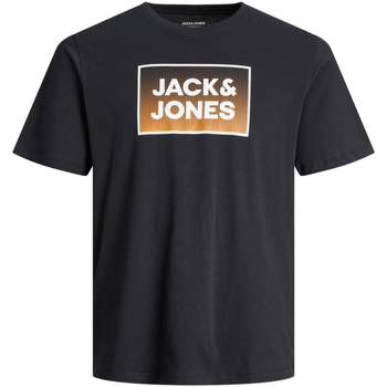 Textil Rapaz T-Shirt mangas curtas Jack & Jones 12249633 JJSTEEL TEE SS JNR DARK NAVY Azul