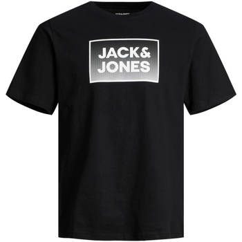 Textil Rapaz T-Shirt GOONS mangas curtas Jack & Jones 12249633 JJSTEEL TEE SS JNR BLACK Preto