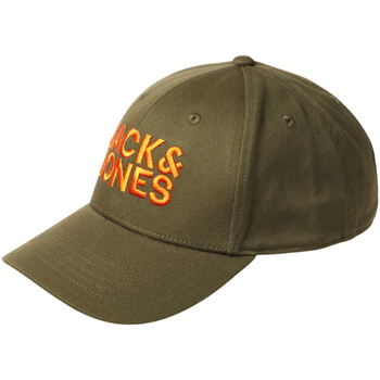 Acessórios Homem Boné Jack & Jones 12254296 JACGALL BASEBALL CAP NOOS OLIVE NIGHT Verde