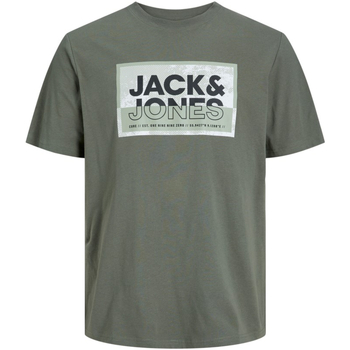 Textil Rapaz Cbp - Conbuenpie Jack & Jones 12257420 JCOLOGAN TEE SS CREW NECK SS24 MNI AGAVE GREEN Verde
