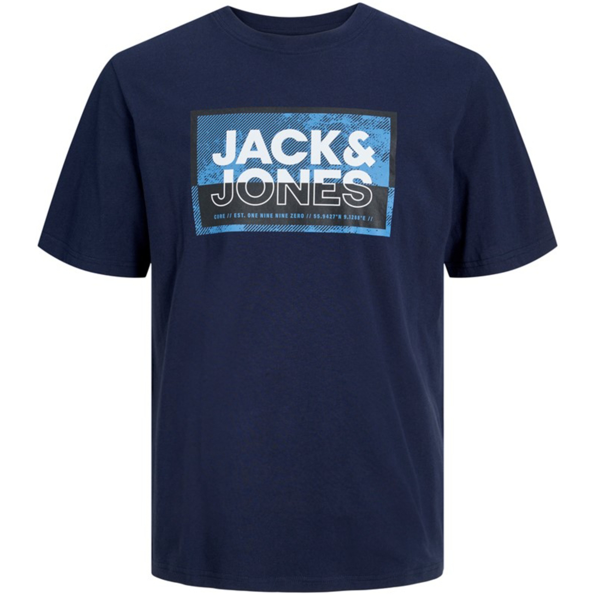 Textil Rapaz T-Shirt mangas curtas Jack & Jones 12257420 JCOLOGAN TEE SS CREW NECK SS24 MNI NAVY BLAZER Azul