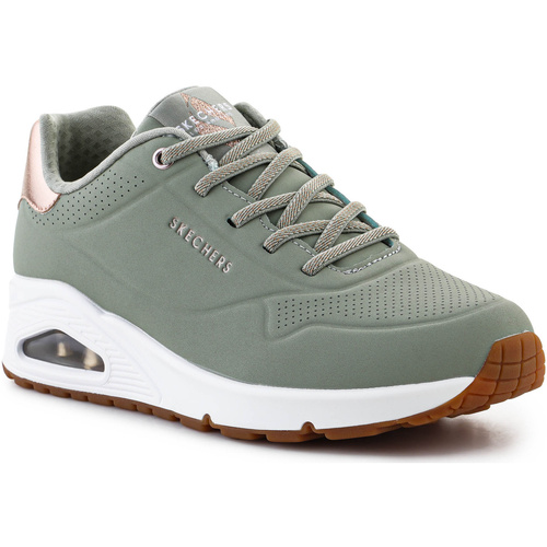 Sapatos Mulher Sapatilhas Skechers Uno Shimmer Away 155196-SAGE Verde