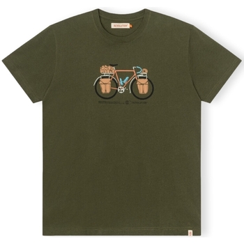 Textil Homem T-shirt Regular 1340 Sha Revolution T-Shirt Regular 1344 PAC - Army Verde
