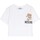 Textil Rapaz T-shirt mangas compridas Moschino HUM04KLAA02 Branco