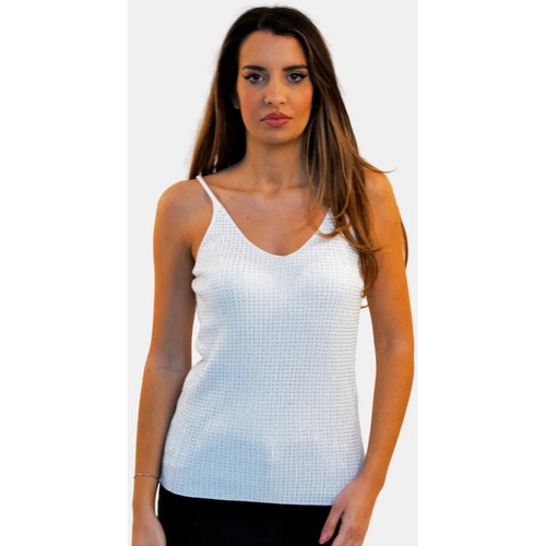 Textil Mulher Top 5 de vendas Fracomina FR24ST4007K410R9 Branco