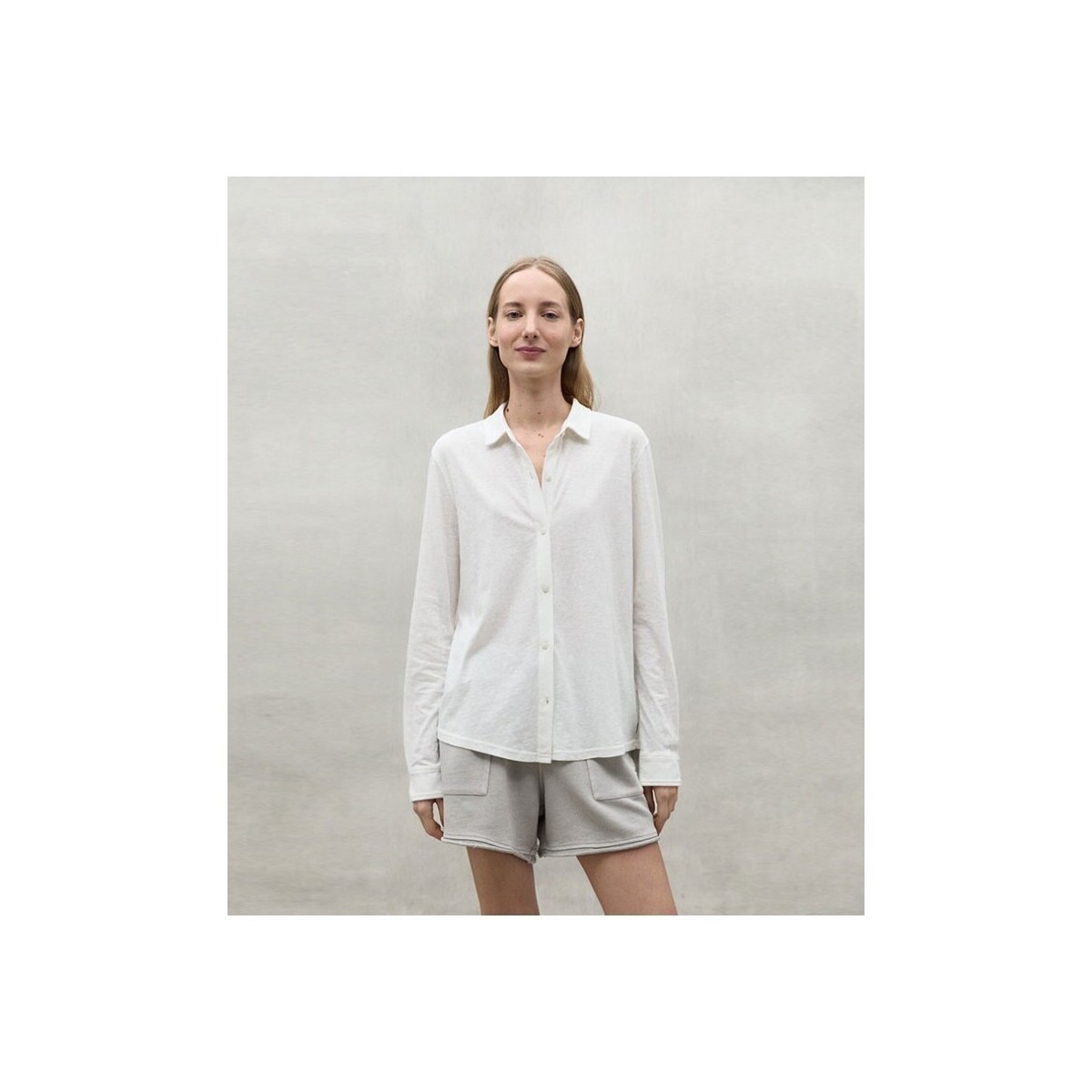 Textil Mulher camisas Ecoalf  Branco