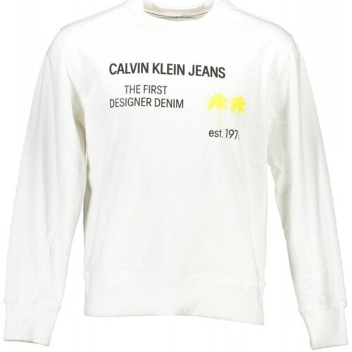 Textil Homem Sweats Calvin REPORTER18 Klein Jeans J30J318173 Branco