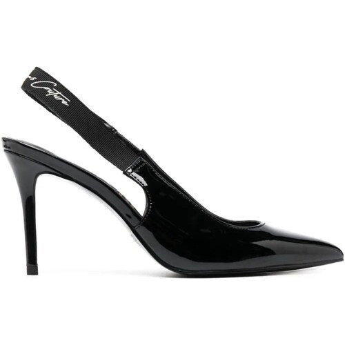 Sapatos Mulher Escarpim Versace Jeans Slide Couture 75VA3S52-ZS859 Preto
