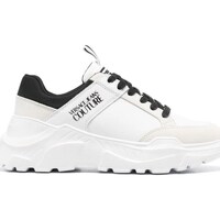 Sapatos Homem Sapatilhas Versace Patrizia Jeans Couture 75YA3SC2-ZP323 Branco