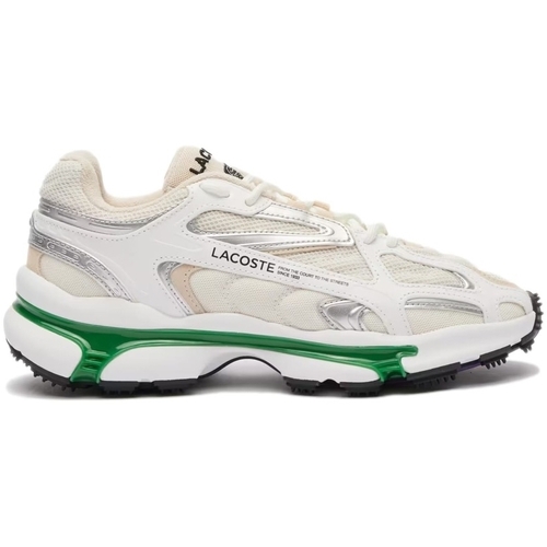 Sapatos Homem Sapatilhas Lacoste Sapatilhas L003 2K24 - White/Green Branco