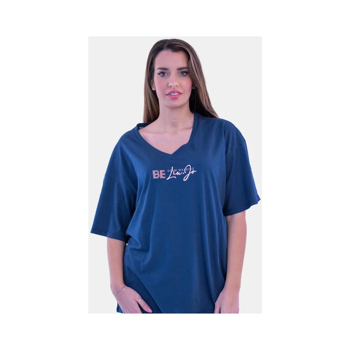Textil Mulher T-shirts e Pólos Liu Jo TA4144-J6040 Azul