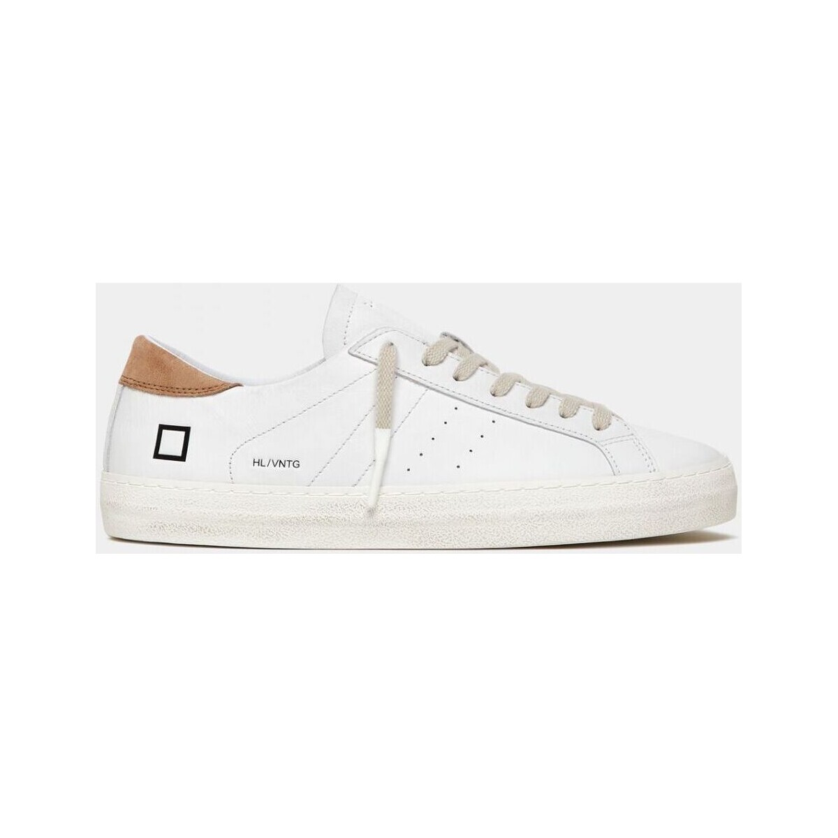Sapatos Homem Sapatilhas Date M401-HL-VC-IU - HILL LOW-WHITE RUST Branco