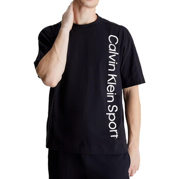 Textil Homem T-Shirt mangas curtas Calvin Klein Jeans 00GMS4K173 Preto