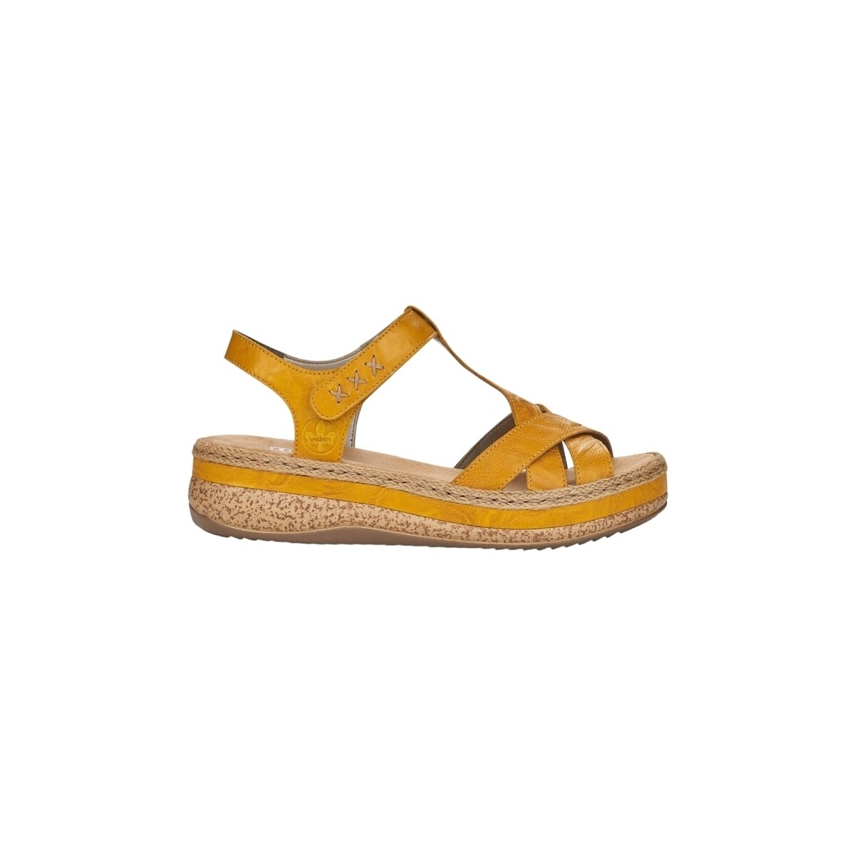 Sapatos Mulher Sandálias Rieker V0919 Amarelo