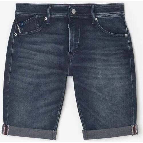 Textil Homem Shorts / Bermudas Tops / Blusasises Bermudas calções em ganga JOGG Azul
