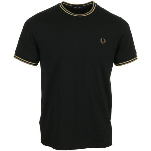 Textil Homem Loose Fit Crew Sweatshirt Fred Perry Twin Tipped Preto