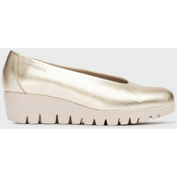 Sapatos Mulher Escarpim Wonders Glam E-6704 Natural Ouro