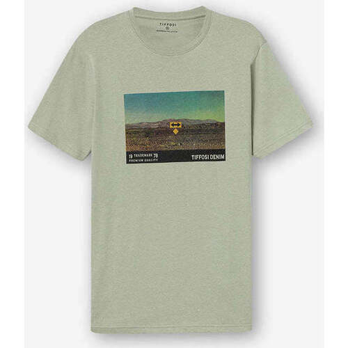 Textil Homem T-shirts e Pólos Tiffosi 10054098-801-4-1 Verde