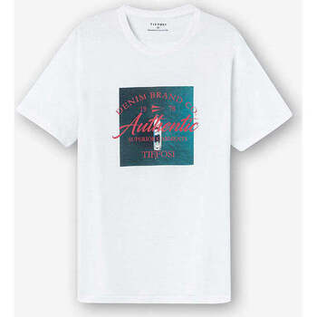 Textil Homem T-shirts e Pólos Tiffosi 10054325-001-1-1 Branco
