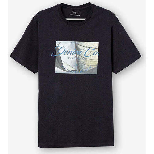 Textil Homem T-shirts e Pólos Tiffosi 10054325-790-3-1 Azul