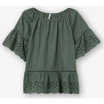 Textil Mulher Tops / Blusas Tiffosi 10054895-862-4-3 Verde